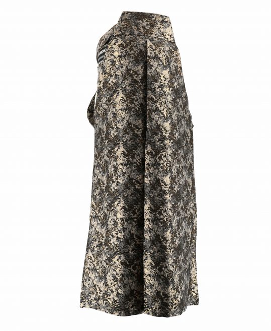 男性用袴単品レンタル(成人式・結婚式・卒業式)グレー黒ゴールドの迷彩柄[身長175cm]No.320